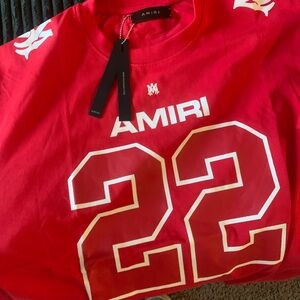 Amiri Red Graphic Men's Shirt
